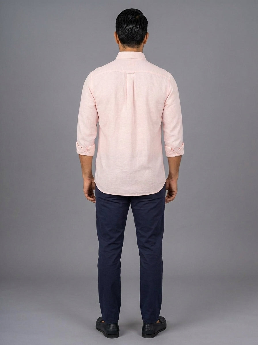 Camisa Casual -Rosa