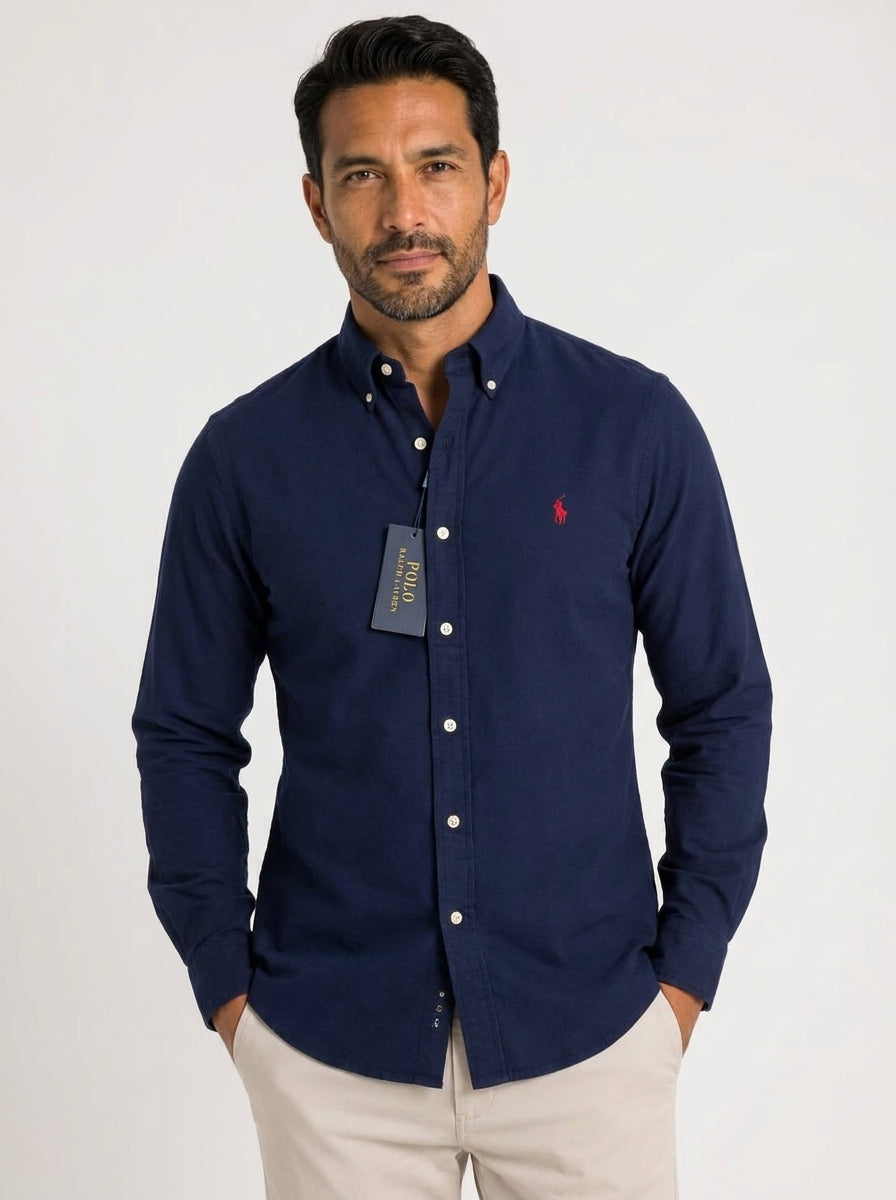 Camisa Casual - Azul Marino