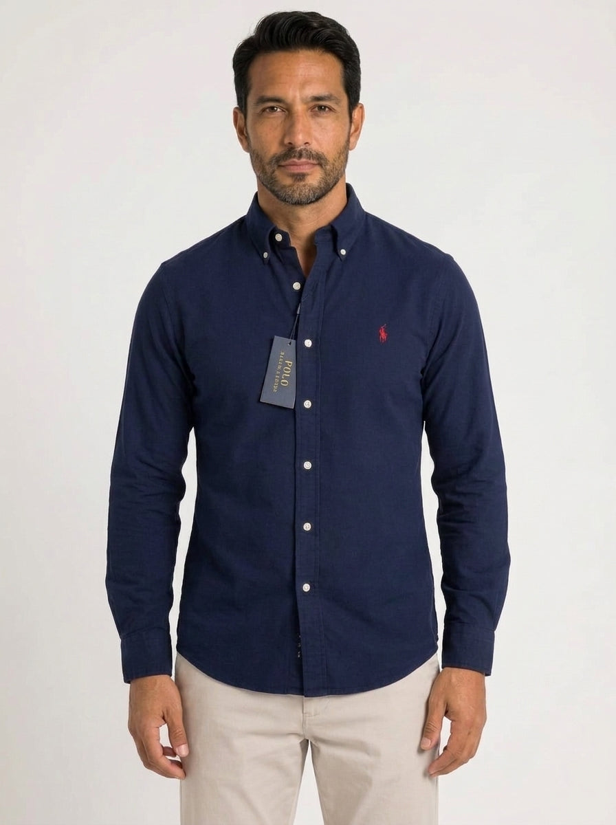 Camisa Casual - Azul Marino