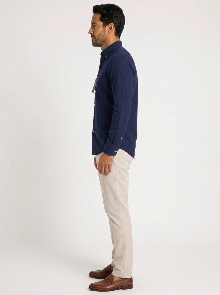 Camisa Casual - Azul Marino