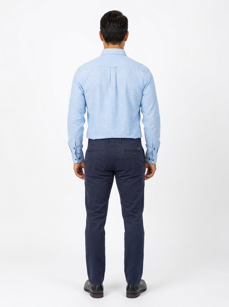 Camisa Casual -Azul Cielo / Celeste