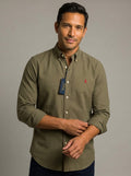 Camisa Casual - Verde Oliva / Safari