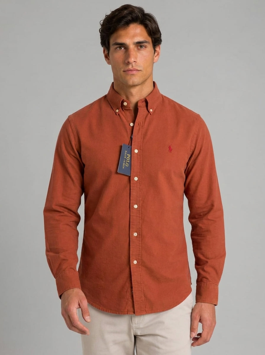 Camisa Casual -Terracota