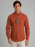 Camisa Casual -Terracota