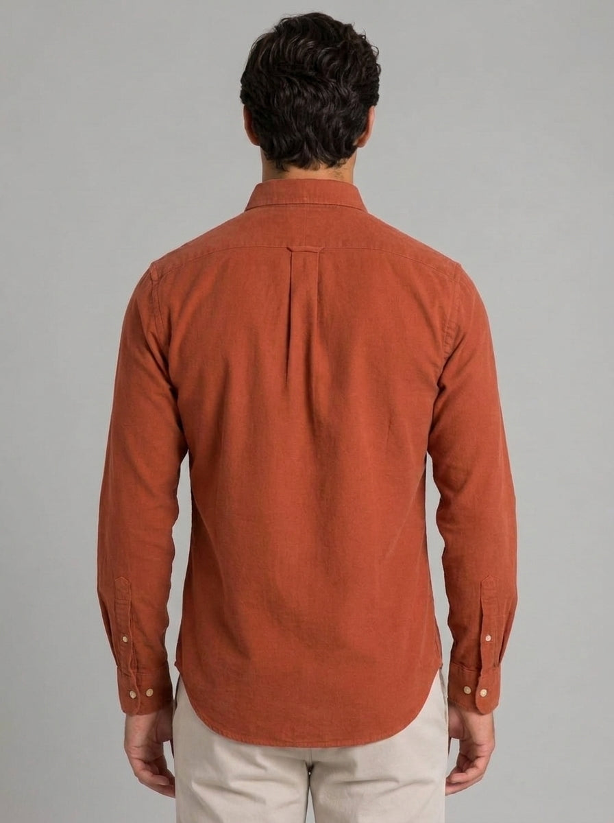 Camisa Casual -Terracota