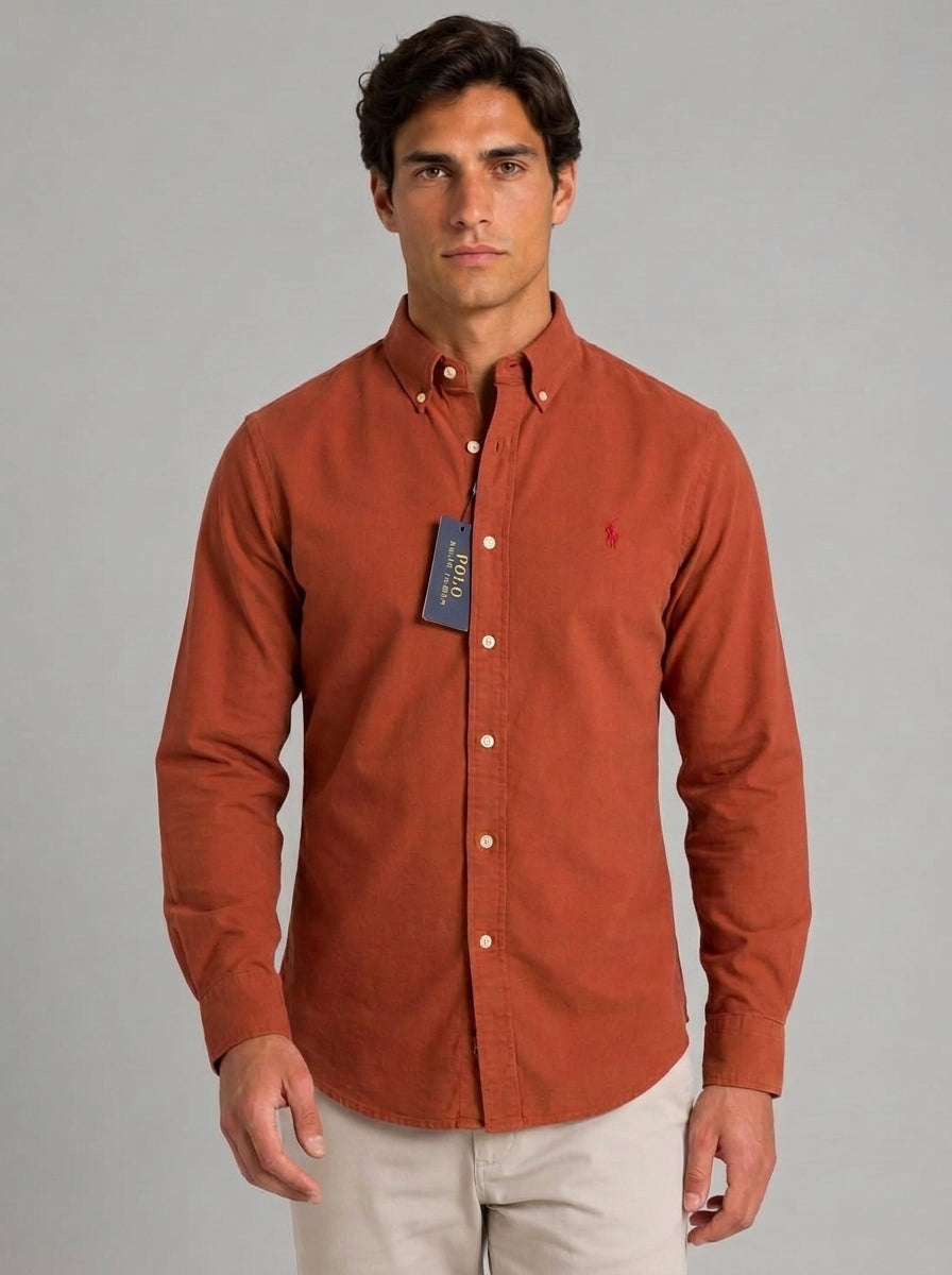 Camisa Casual -Terracota