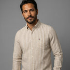 Camisa de Rayas Finas Smart Casual